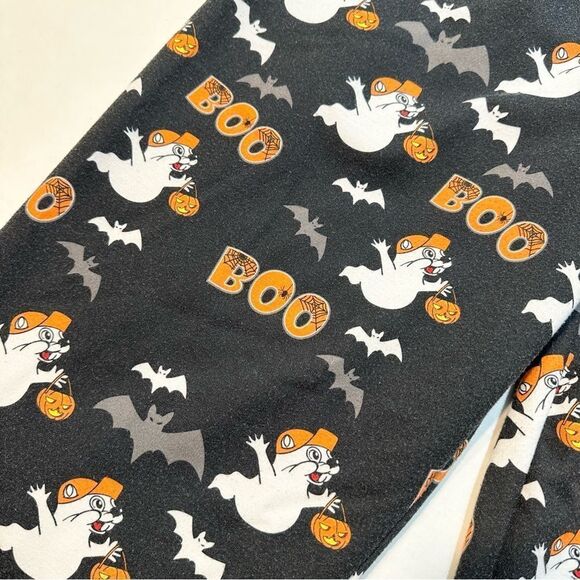 Buc-ee’s Halloween Sweatpants Ghost Pumpkin Spiderweb Lounge Pants Unisex XL - Picture 4 of 9